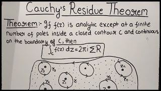 Cauchy residue theoremStatement and ProofComplex AnalysisTheta Classes [upl. by Annair954]