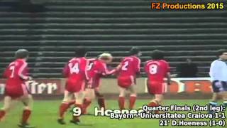 19811982 European Cup FC Bayern Munich Goals Road to the Final [upl. by Benoite]