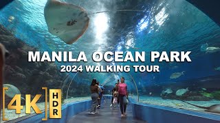 2024 Complete Tour of MANILA OCEAN PARK  The First Oceanarium in the Philippines  Walking Tour [upl. by Merna]