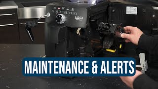 Gaggia Naviglio Milk Maintenance amp Alerts [upl. by Enert]