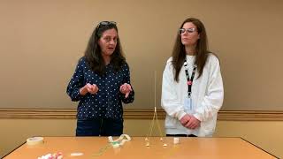 Monday STEAM with the Library  Spaghetti Marshmallow Tower Challenge [upl. by Mallina]