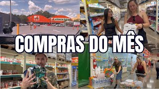 COMPRAS DO MÊS NO ATACADO QUANTO GASTAMOS  Luh Sicchierolli [upl. by Genna730]