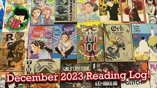 Finished 2023 with Fantastic Manga  December 2023 Reading Log [upl. by Hopfinger]