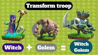 Barcher Hog Wizard Ice Minion Lavalloon Witch Golem  Event Troops  Clash of clans [upl. by Enad194]