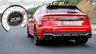 NEW Audi RSQ8 Performance 640hp  0200 kmh acceleration🏁 by Automann in 4K [upl. by Dinny]