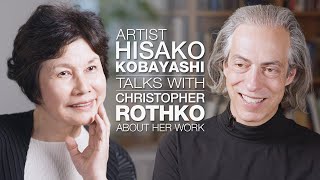 Artist Hisako Kobayashi talks with Christopher Rothko about her work [upl. by Tengler]