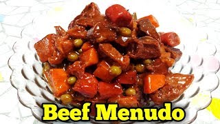 Beef Menudo l Menudong Baka Easy Recipe [upl. by Rodmann]