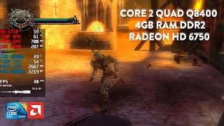 Dantes Inferno PPSSPP  Core 2 Quad Q8400  4GB DDR2  HD 6750 [upl. by Deevan]