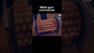 Gyms in 1960🕓 shorts 1960s commercials gym gymrat gymmotivation gymaesthetic [upl. by Ellahcim565]