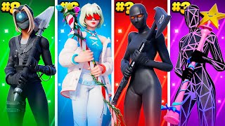 50 Most TRYHARD Fortnite Skin Combos [upl. by Ruskin918]