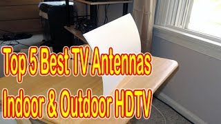 Top 5 Best TV Antennas 2018  Best Indoor amp Outdoor Hdtv Antenna [upl. by Issi]