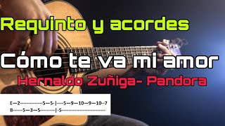 Cómo te va mi amor  Tutorial  Requinto  Acordes [upl. by Ahtnama809]