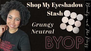 Shop My Eyeshadow Stash SEPTEMBER 2023 NEARLY NEUTRAL KeepBeautyReal1 Glowfessions [upl. by Enyrhtak121]