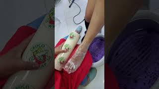 Foot PARAFFIN WAX treatment PCISTmanggahan [upl. by Arvin]