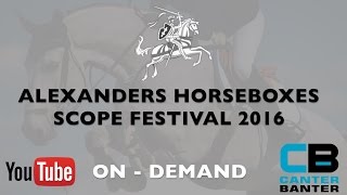 Alexanders Horseboxes Scope Festival  Waddesdon Stud 138cm Championship [upl. by Lody267]