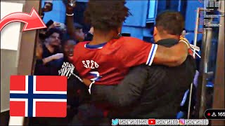 SPEED GET JUMPED WHILE ESCAPING CROWD IN OSLO NORWAY STREAM🇳🇴 [upl. by Nowaj]