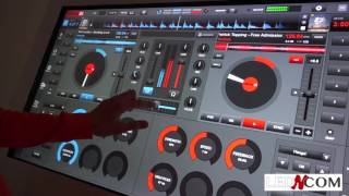 MIXER AVEC UNE TABLE TACTILE amp VIRTUAL DJ by Djeff E Led and Com Vente amp Location [upl. by Mandel157]