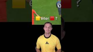 Red or Yellow card🟥🟨⚽️ Follow for more videos⚽️ [upl. by Aryek28]