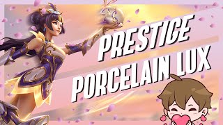 UNLOCKING MY TRUE POTENTIAL ON PRESTIEGE PORCELAIN LUX 🐇💮  2023 WORLDS LOOT UNBOXING [upl. by Wilonah]