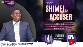 BAPTIST CHURCH HYDERABAD l 14 JAN 2024 l Rev G David Prashanth Pastor Affiliate  LIVE [upl. by Orazio182]