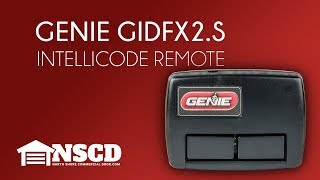 Genie GIDFX2 S Intellicode Two Button Transmitter [upl. by Tibold]