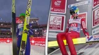 Denis Kornilov 31 vs Jan Ziobro 20  Oberstdorf 2013  SKI JUMPING WORDL CUP 1314 HD [upl. by Aissela]