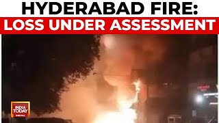 Hyderabad Fire Incident No Casualties Property Loss Under Assessment  India Today [upl. by Alyad]