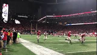 Final play of Alabamas 2018 SEC Championship Game win over Georgia [upl. by Karalynn]