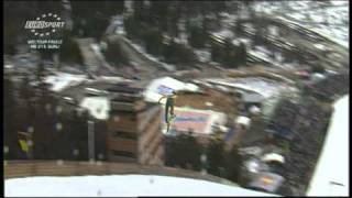 Denis Kornilov  78 m  Planica 2011  Very Dangerous Jump [upl. by Danby]