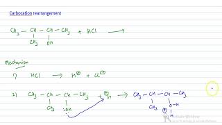 CARBOCATION REARRANGEMENT 1 [upl. by Ennaer421]