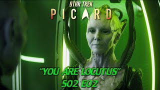 quotYOU ARE LOCUTUSquot  PICARD AND BORG QUEEN  Star Trek Picard Season 2 Episode 2 quotPENANCEquot 2X02 [upl. by Euqinamod]