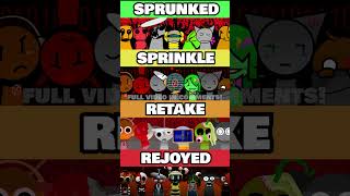 Incredibox Sprunki Retake VS Sprunked VS Sprinkle VS Retake 😭 HORROR VERSION [upl. by Kerin87]