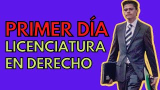 EL INICIO DE LA CARRERA DE DERECHO [upl. by Kilar]