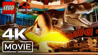 LEGO JURASSIC PARK All Cutscenes Game Movie 4K 60FPS Ultra HD [upl. by Bound66]