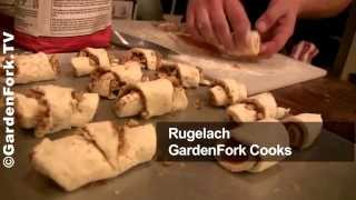 Rugelach An Easy Christmas Dessert Recipe  GardenFork Cooks [upl. by Dodie832]