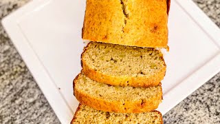 BANANA BREAD NO MIXER NO BUTTER NEEDED [upl. by Puttergill]