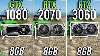 GTX 1080 vs RTX 2070 vs RTX 3060  Any Difference [upl. by Mihalco]