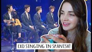 EXOK Sabor a Mi KBS MUSIC BANK in MEXICO Reaction  ♥ [upl. by Glassman510]