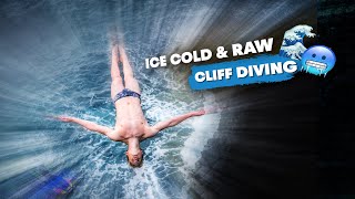 Raw and Rugged Cliff Diving Adventure in Northern Ireland 🥶 [upl. by Zoilla]