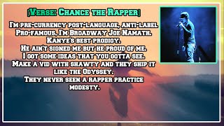 Chance the Rapper  Blessings Reprise Lyric Video [upl. by Quintessa]