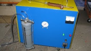 Brown Gas Generator Water Torch WT100 First test [upl. by Jessy610]