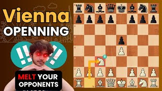 The BEST OPENING for White The Vienna Game MELT Up to 2000 Rated Chess Players [upl. by Ahsoet254]