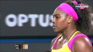 Sharapova vs Williams  Battle of cmon AO FINAL 2015 [upl. by Faun]