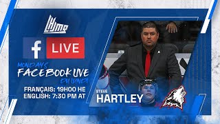 QMJHL Facebook Live  with Steve Hartley RouynNoaranda Huskies [upl. by Casar]