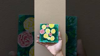 Cute canvas painting ideas art paintingideas acrylicpainting satisfying ytshorts [upl. by Reham]