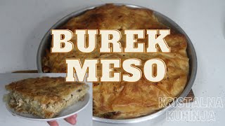 BUREK SA MESOM najjednostavniji recept sa KUPOVNIM KORAMA [upl. by Nnylsia]