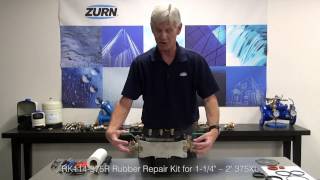 Using a Rubber Repair Kit for a 114” – 2” Zurn Wilkins 375XL Reduced Pressure Principle Assembly [upl. by Lynn]