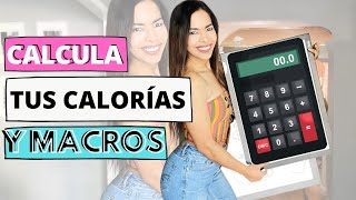 COMO CALCULAR TUS CALORÍAS Y MACROS PARA PERDIDA DE PESOARMA TU DIETA PASO A PASO [upl. by Ylrehs]