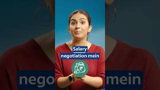 How To Negotiate Your Salary  Indeed India shorts [upl. by Karlee461]