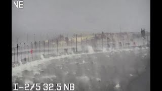 Live view of the Howard Frankland bridge as Hurricane Debby passes Tampa Bay [upl. by Ettenej]